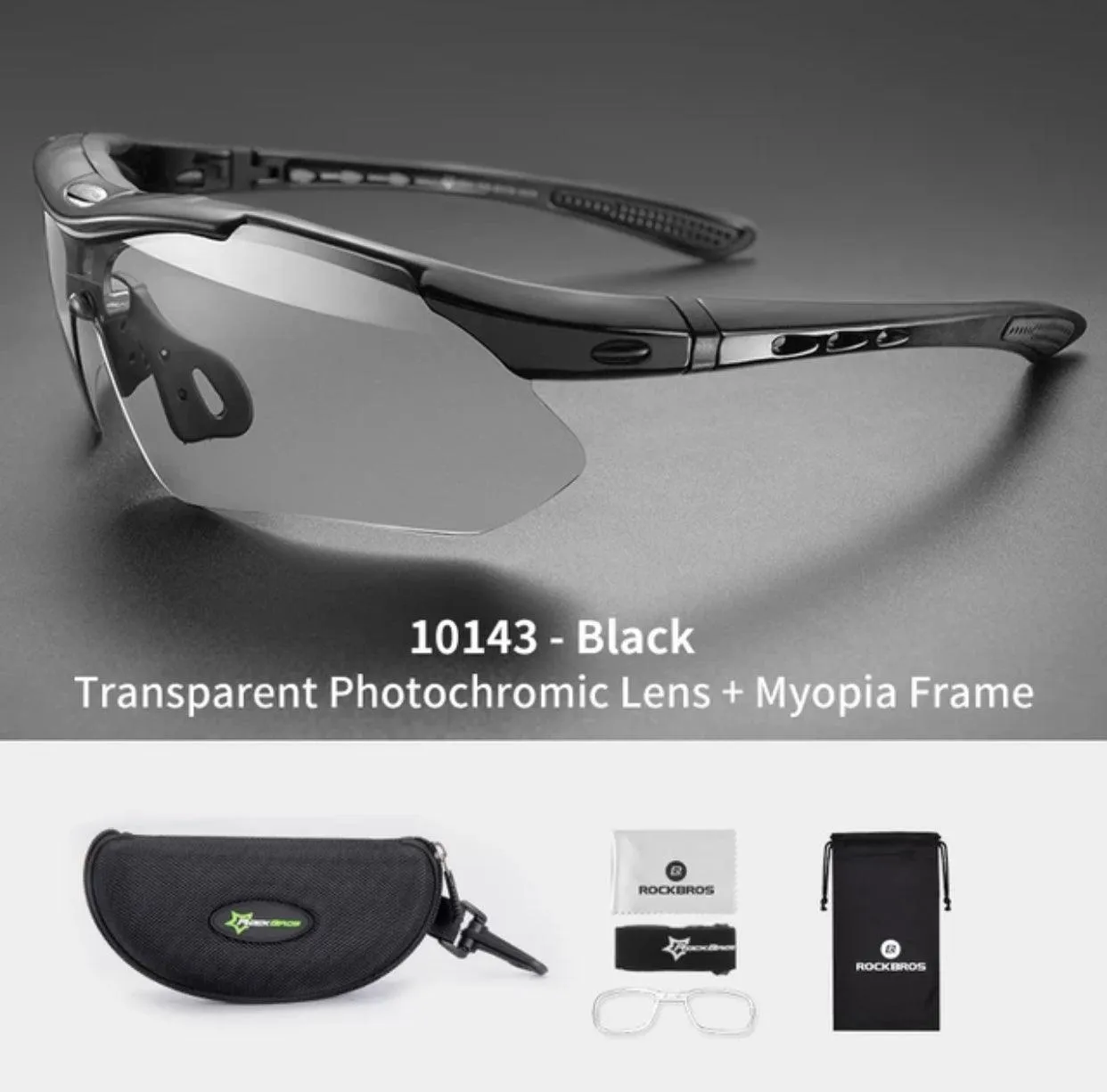 Photochromic Sports Cycling Glasses