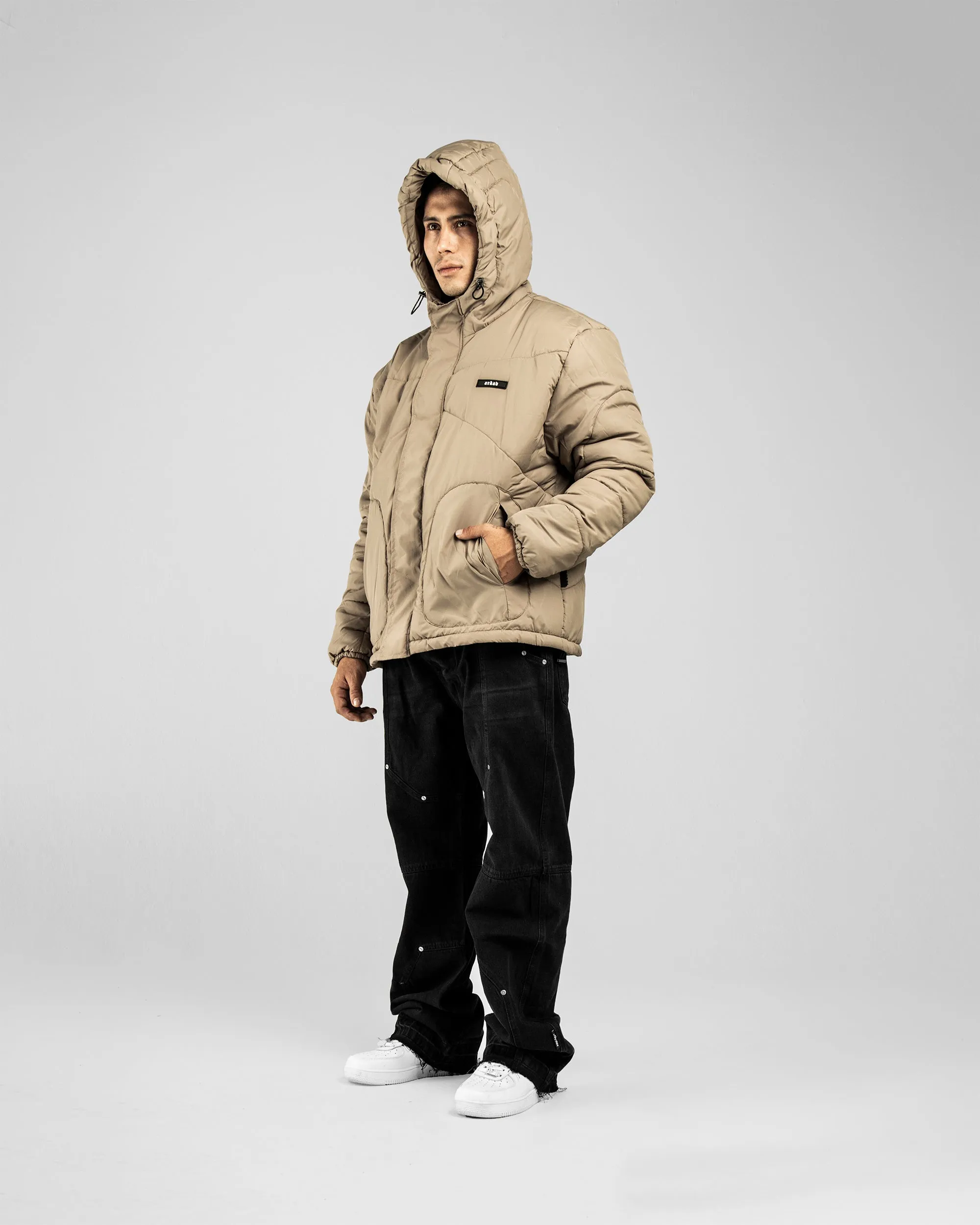 Puffer Jacket - Cafe