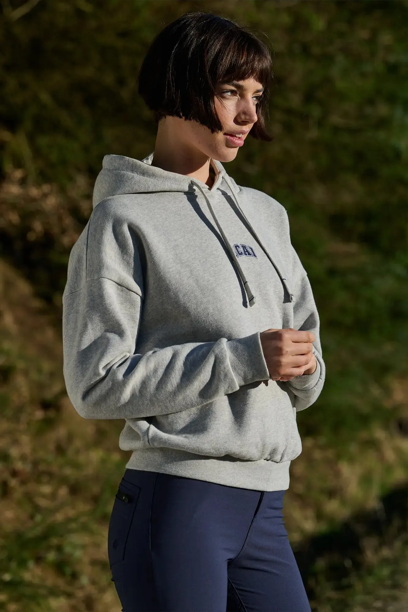 Retreat Branded Hoodie - Grey Marl