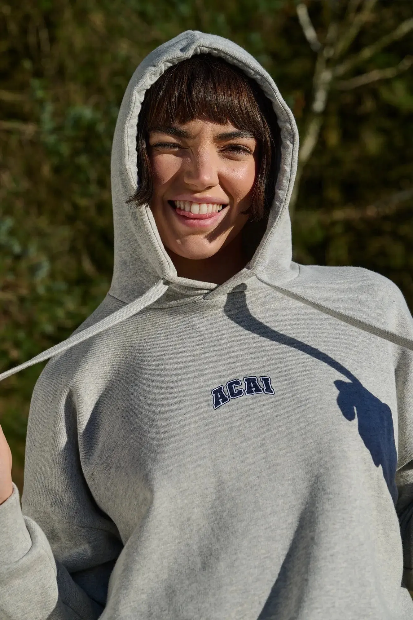 Retreat Branded Hoodie - Grey Marl