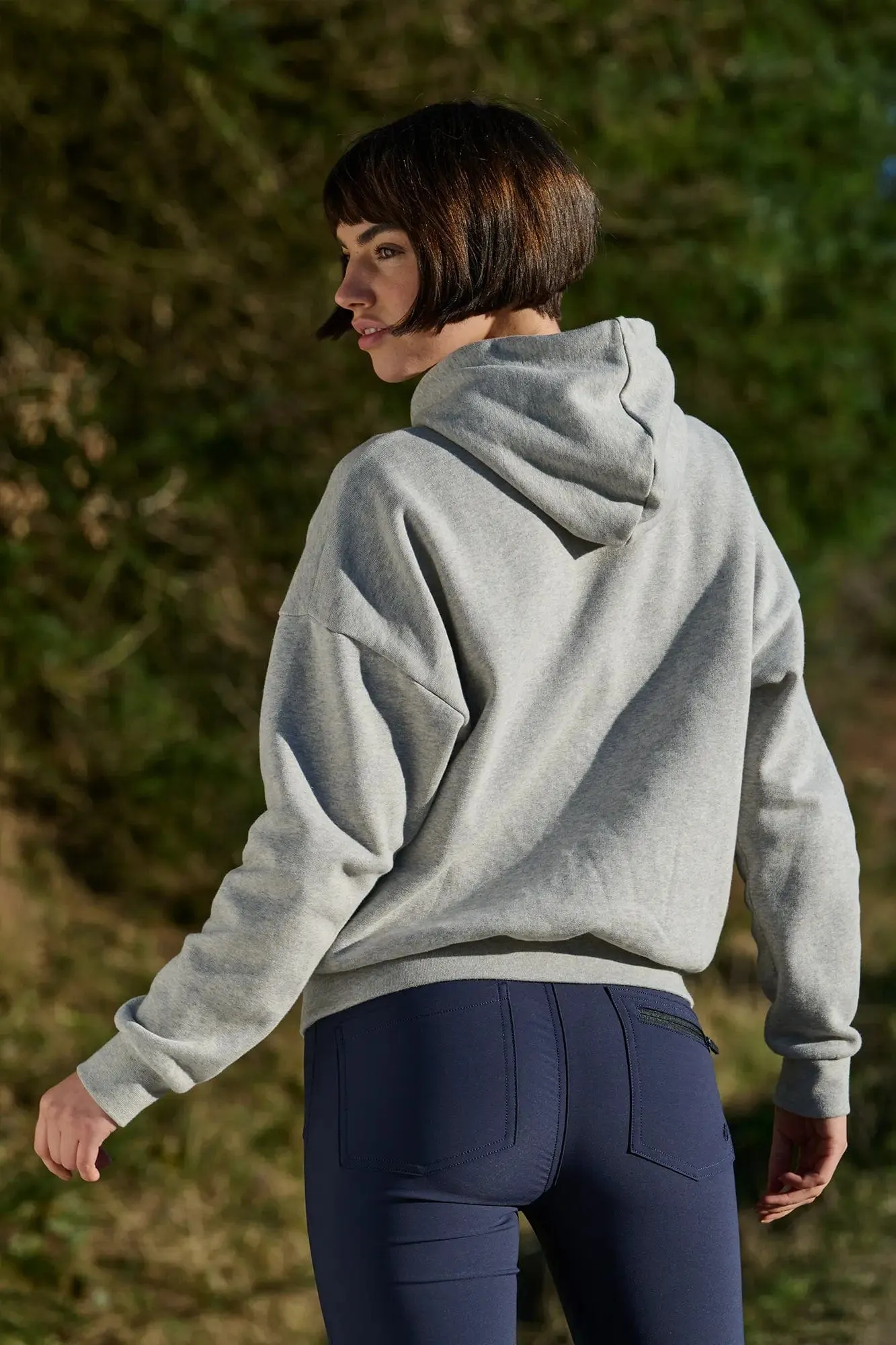 Retreat Branded Hoodie - Grey Marl