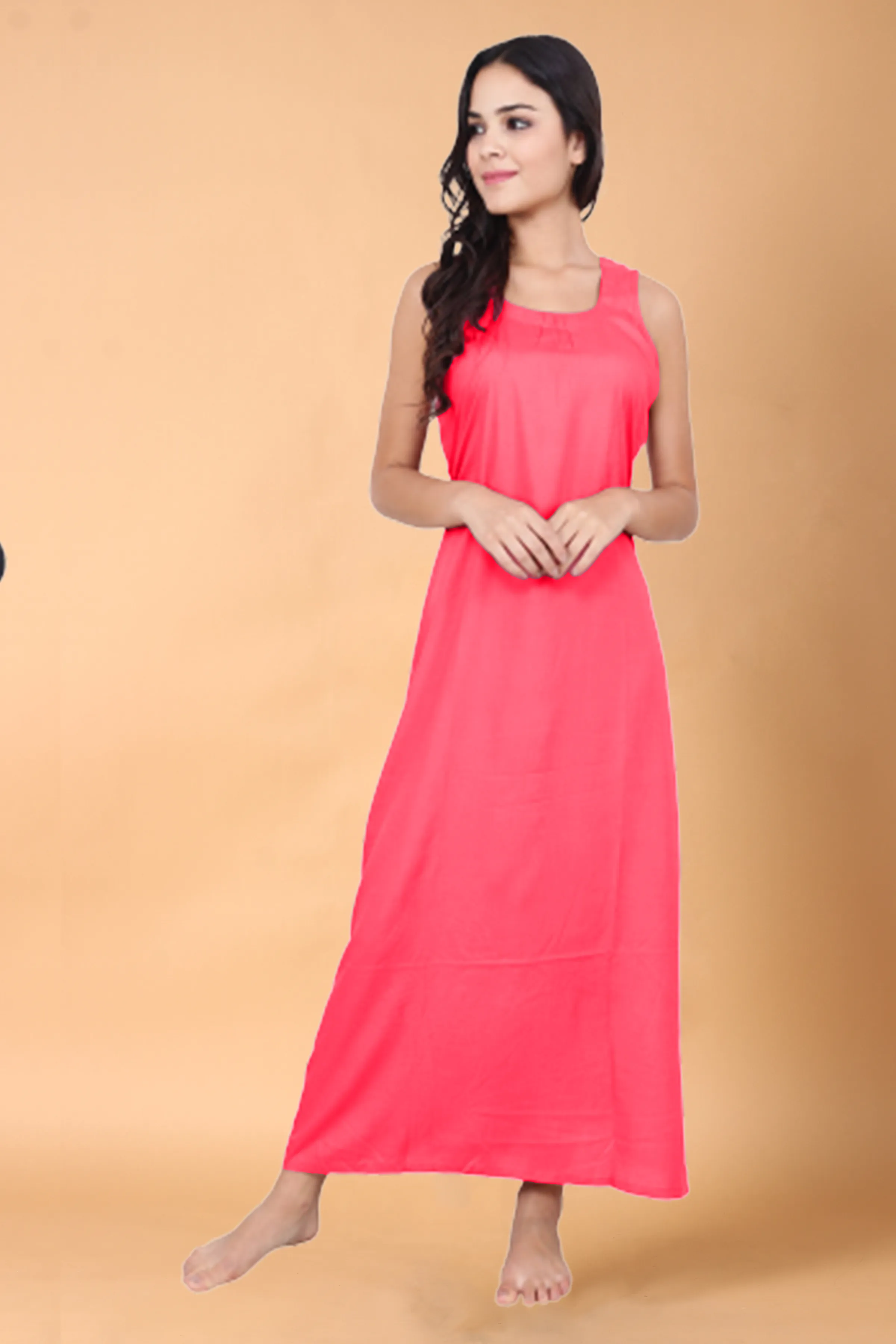Rose Pink Rayon Nighty