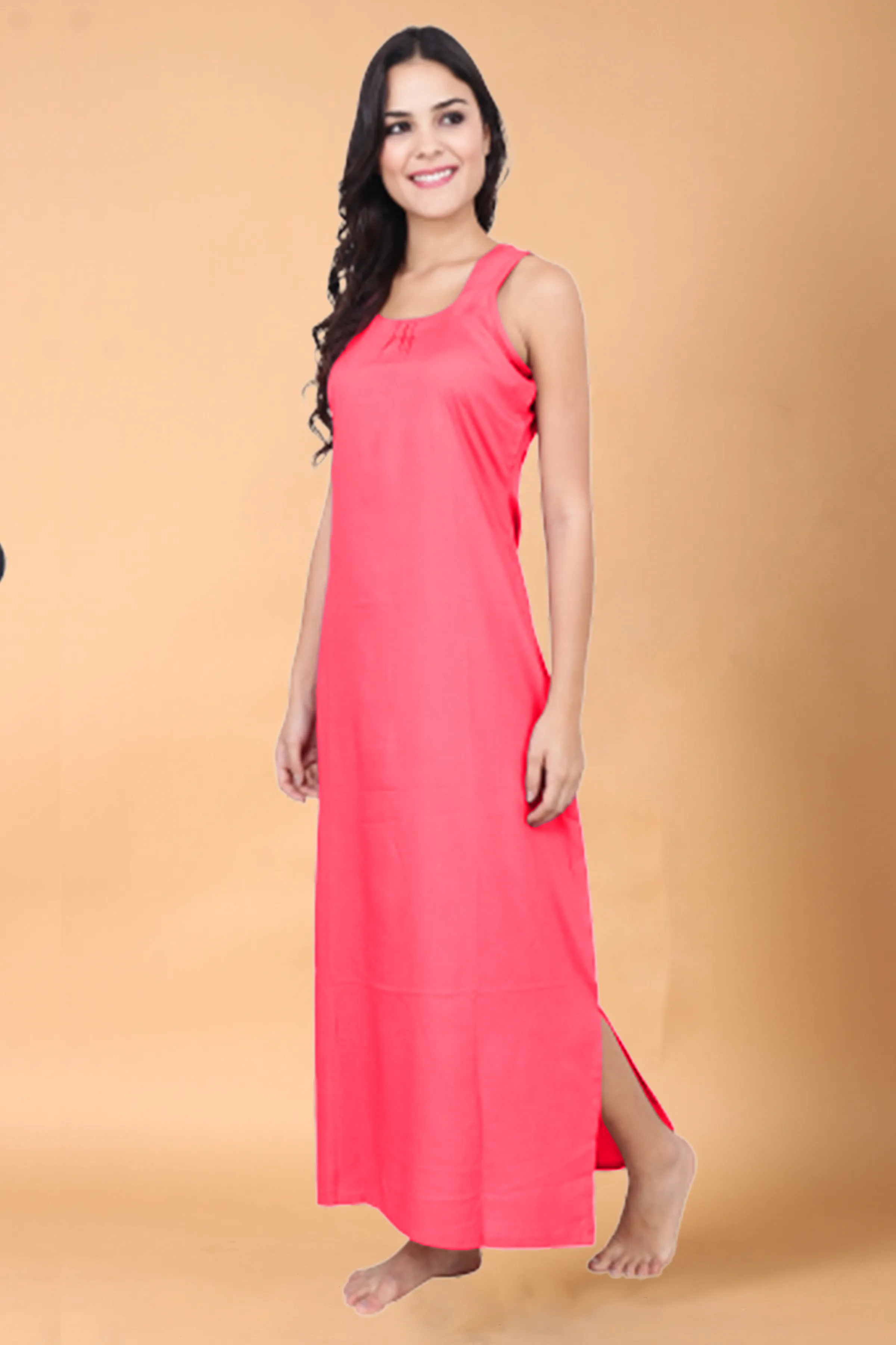 Rose Pink Rayon Nighty