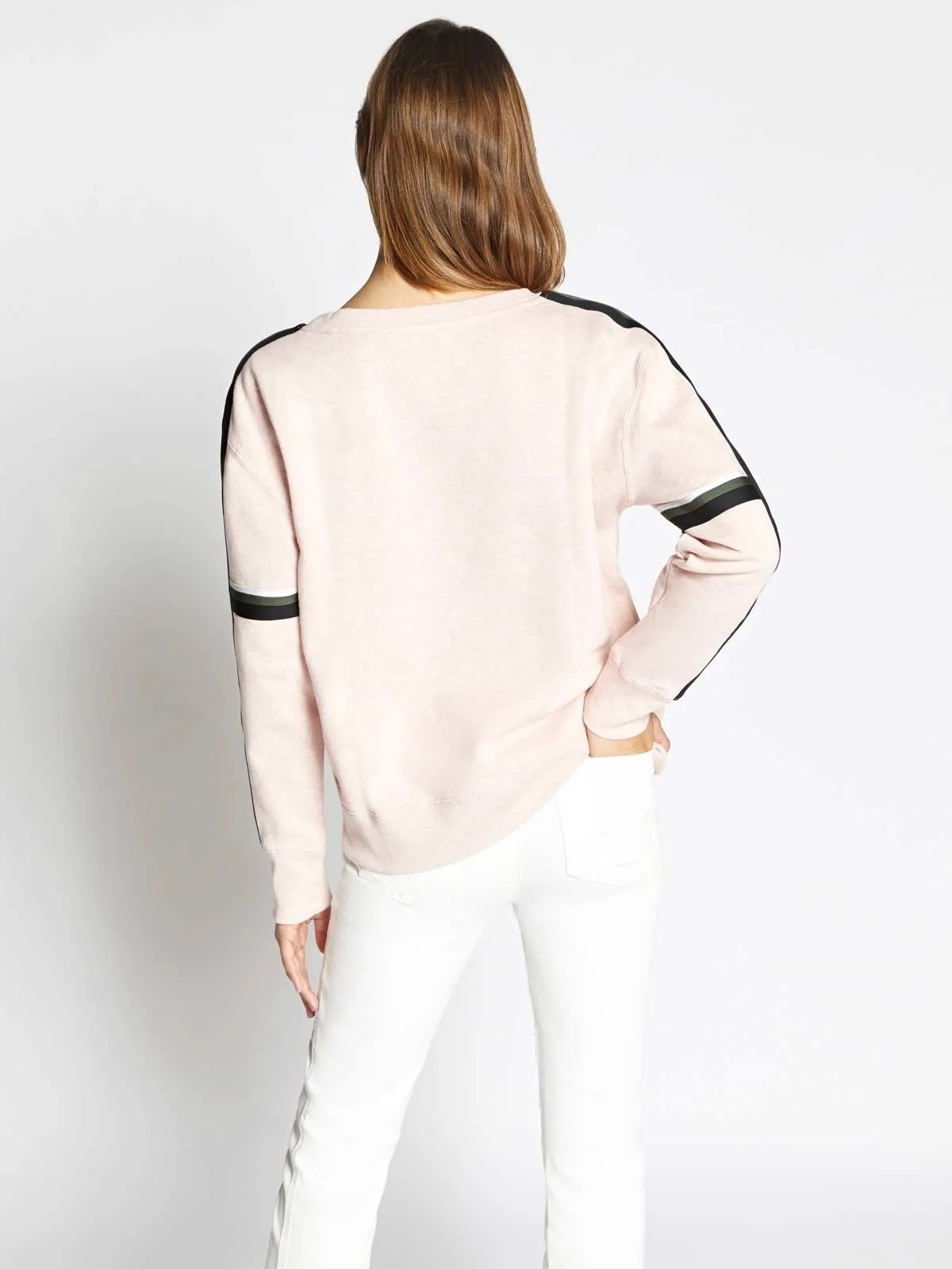 SANCTUARY - Backtrack Sport Stripe Fleece Sweatshirt