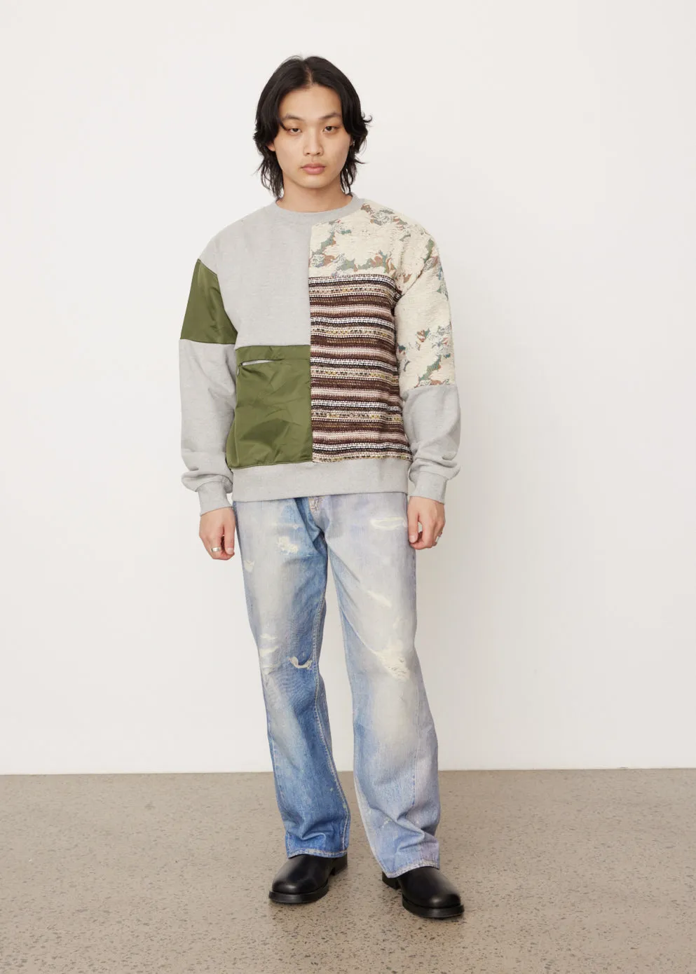 Seoul23 Contrast Sweatshirt