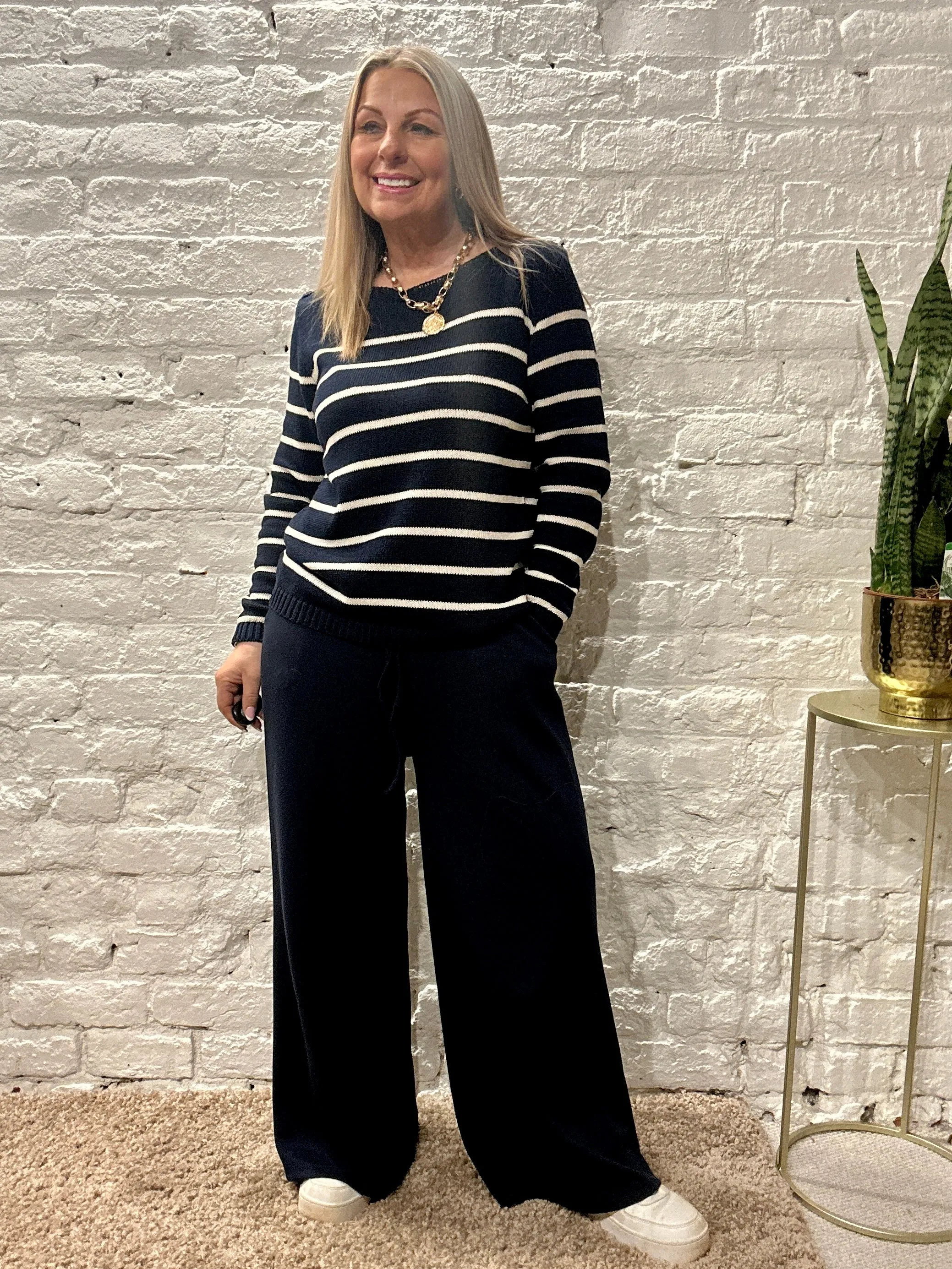 The Secret Boutique Comfy Wide Leg Pant Trousers