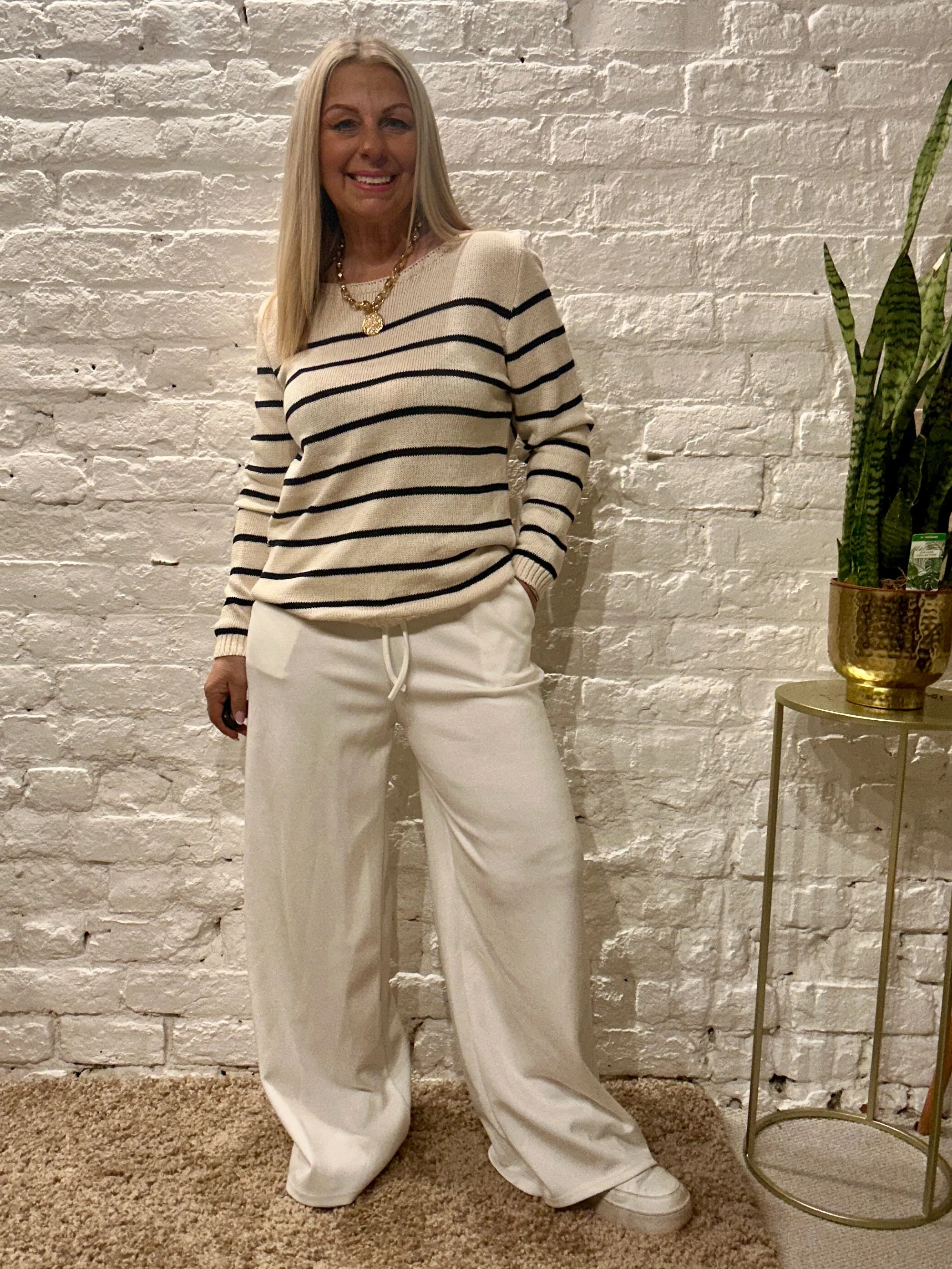 The Secret Boutique Comfy Wide Leg Pant Trousers
