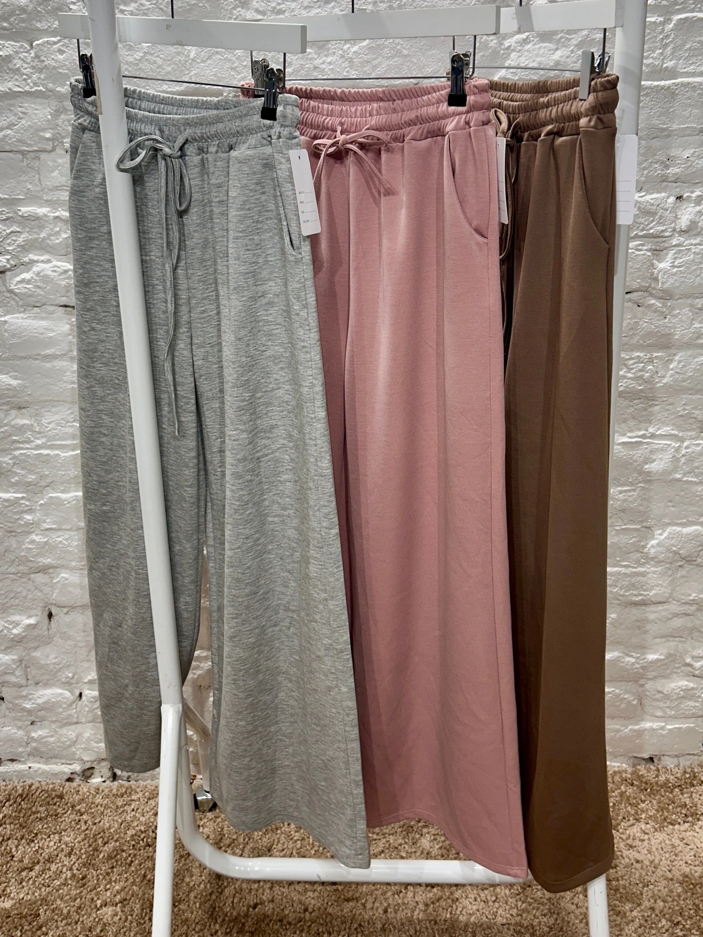 The Secret Boutique Comfy Wide Leg Pant Trousers