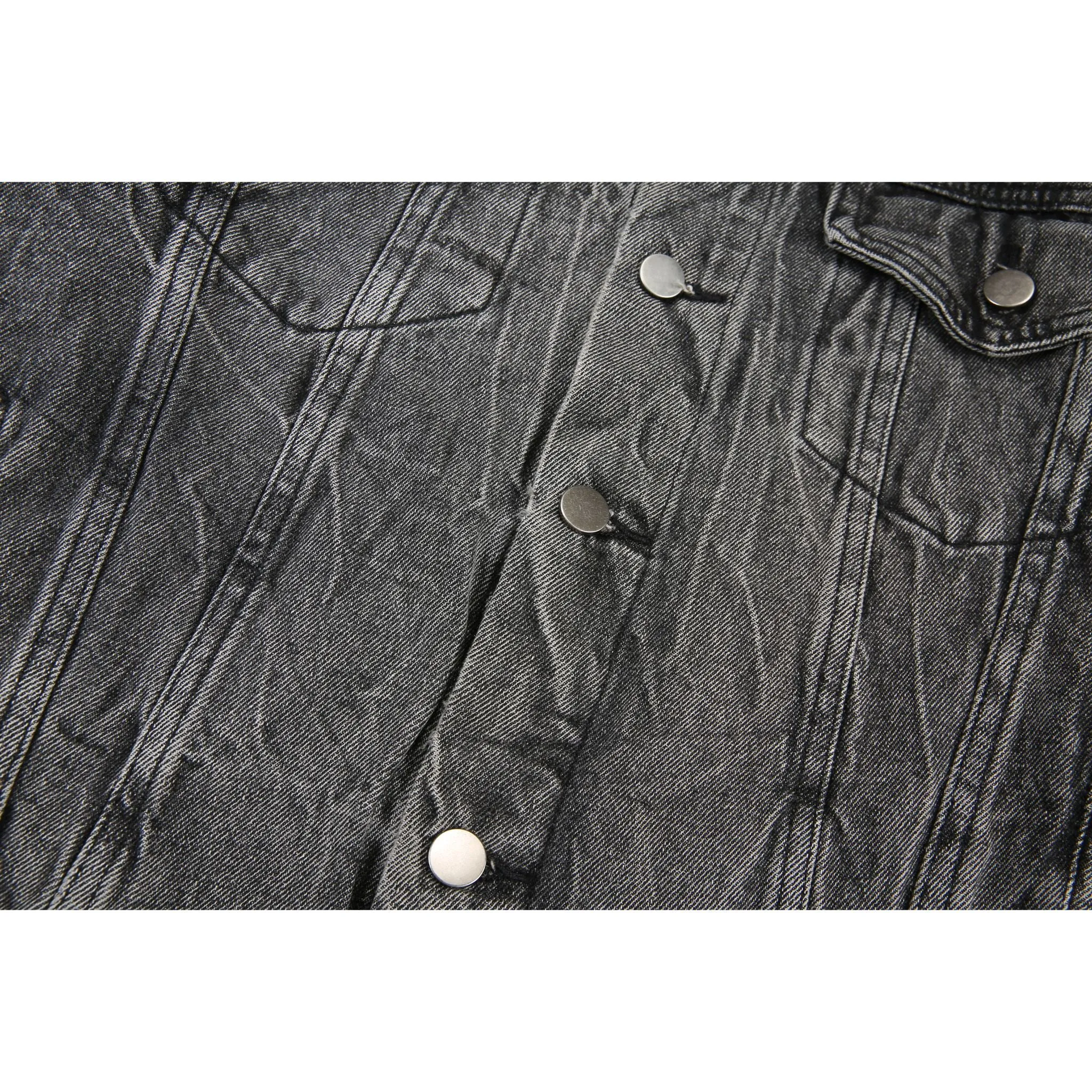 VX1 | Washed Black Denim Jacket