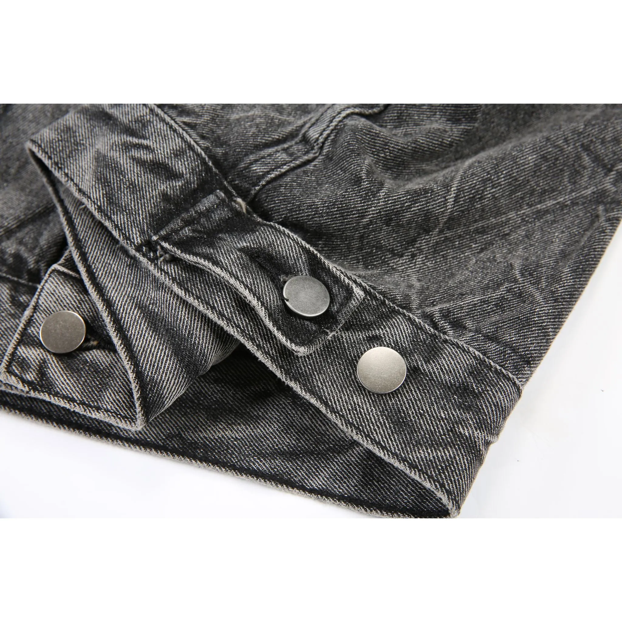 VX1 | Washed Black Denim Jacket