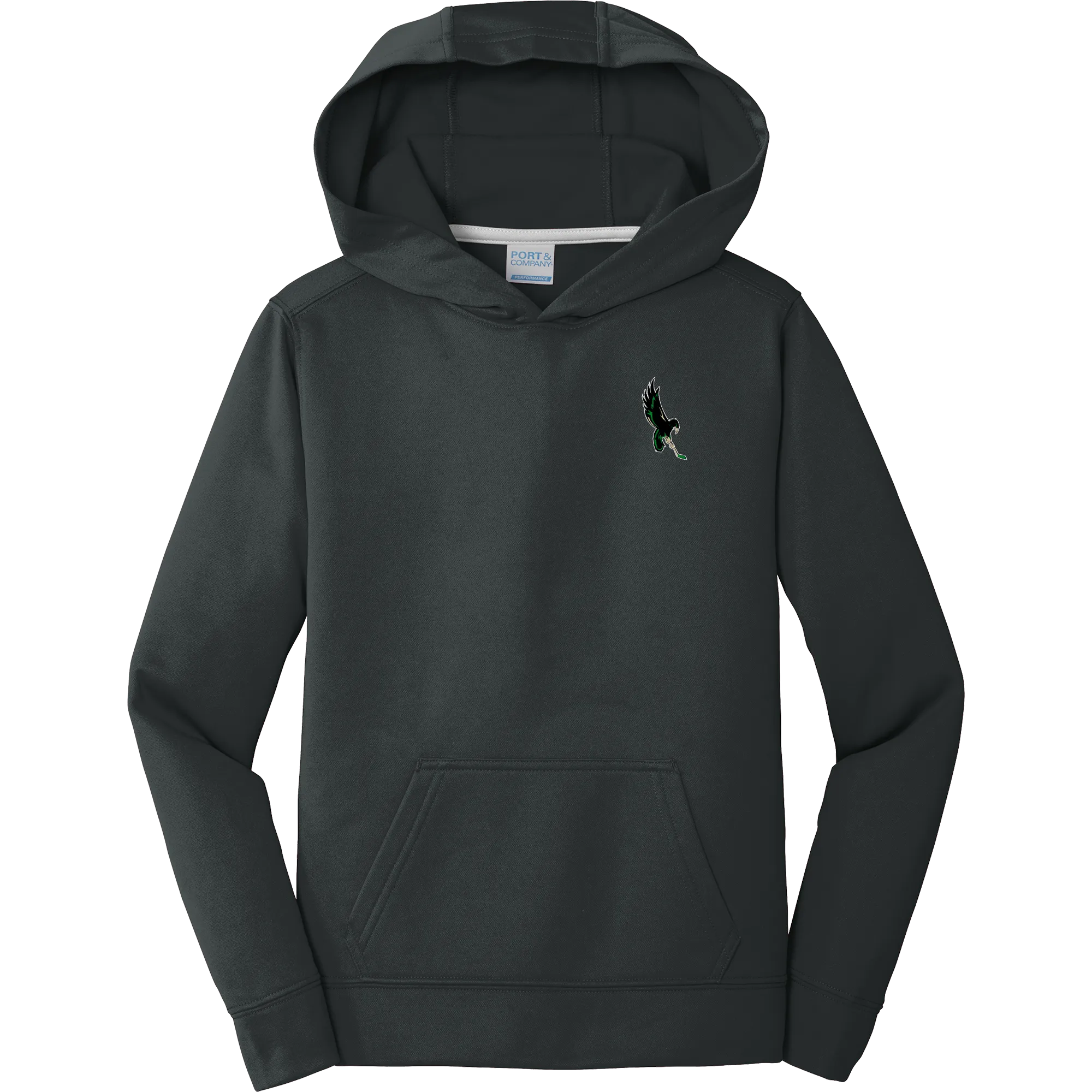 Wilmington Nighthawks Youth Performance Fleece Pullover Hooded Sweatshirt