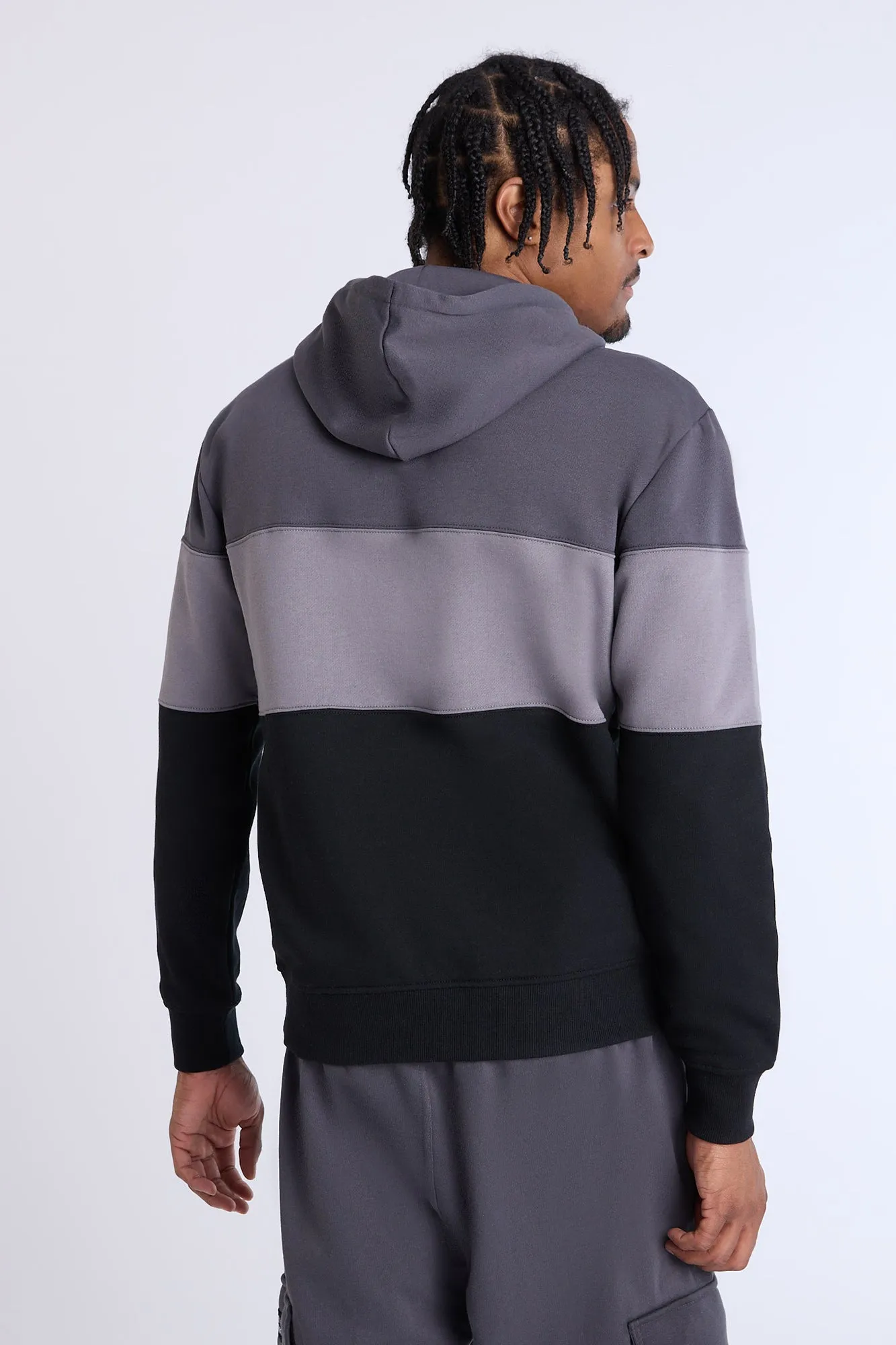 Zoo York Mens Colour Block Hoodie
