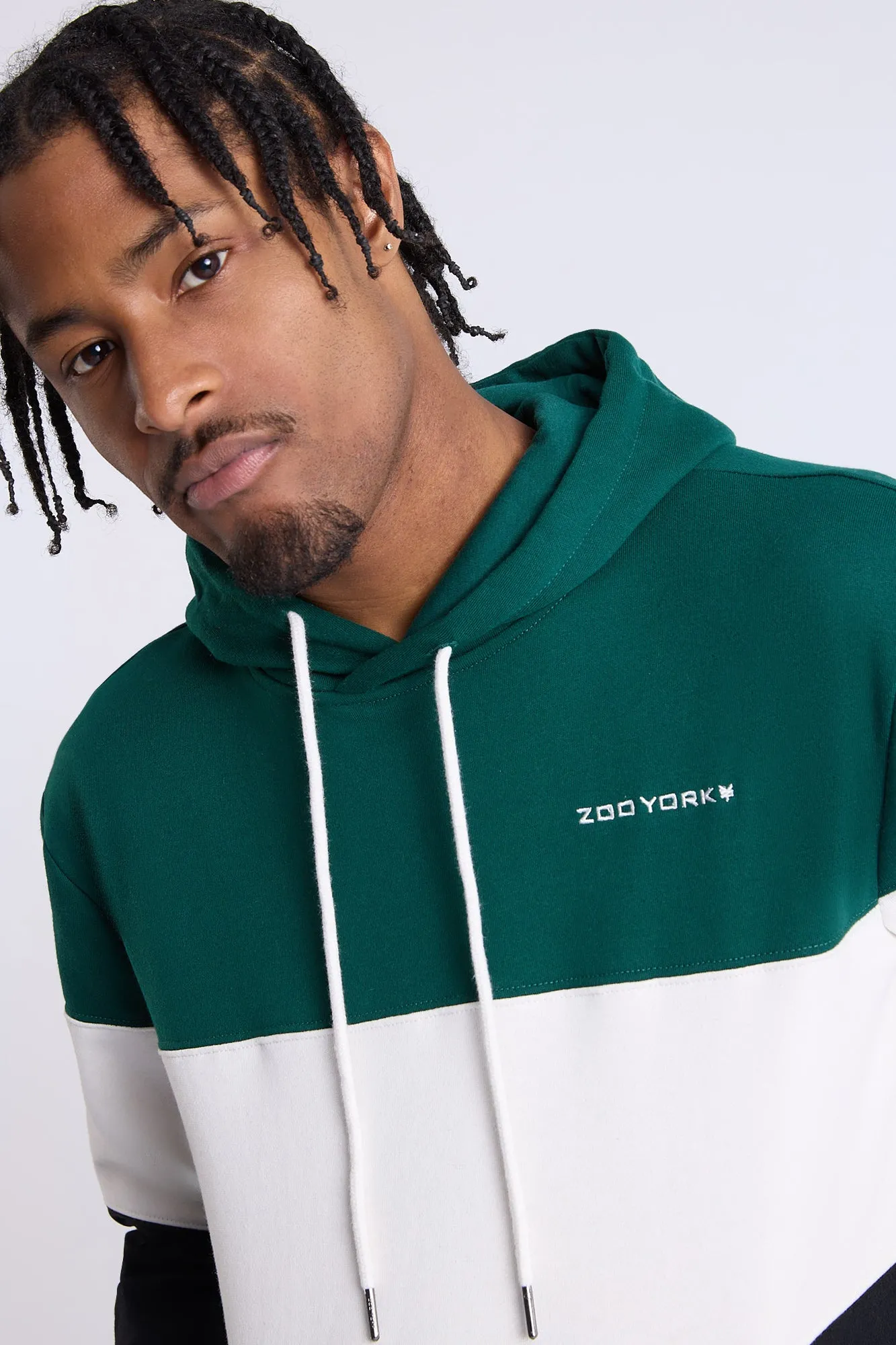 Zoo York Mens Colour Block Hoodie