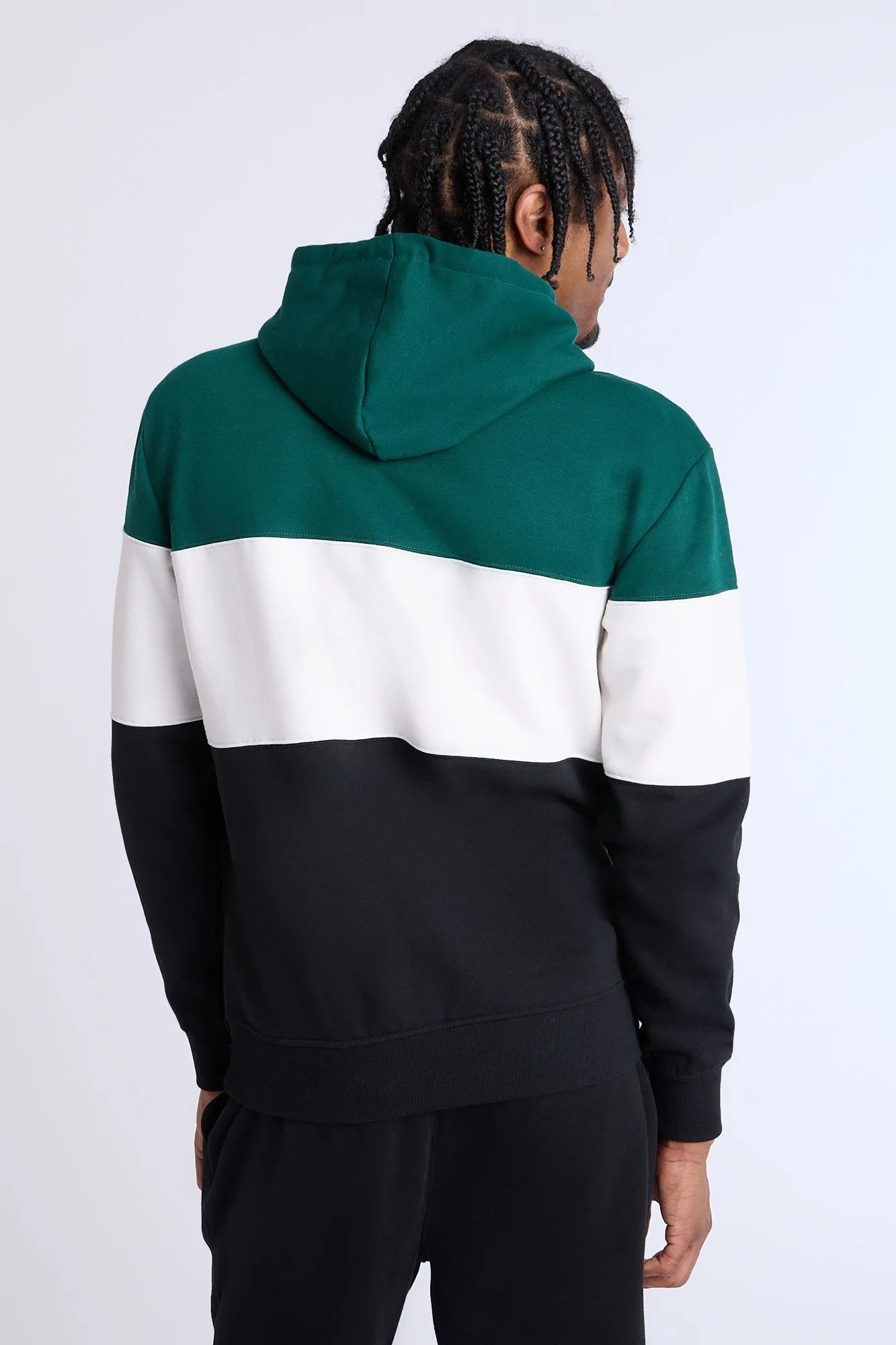 Zoo York Mens Colour Block Hoodie