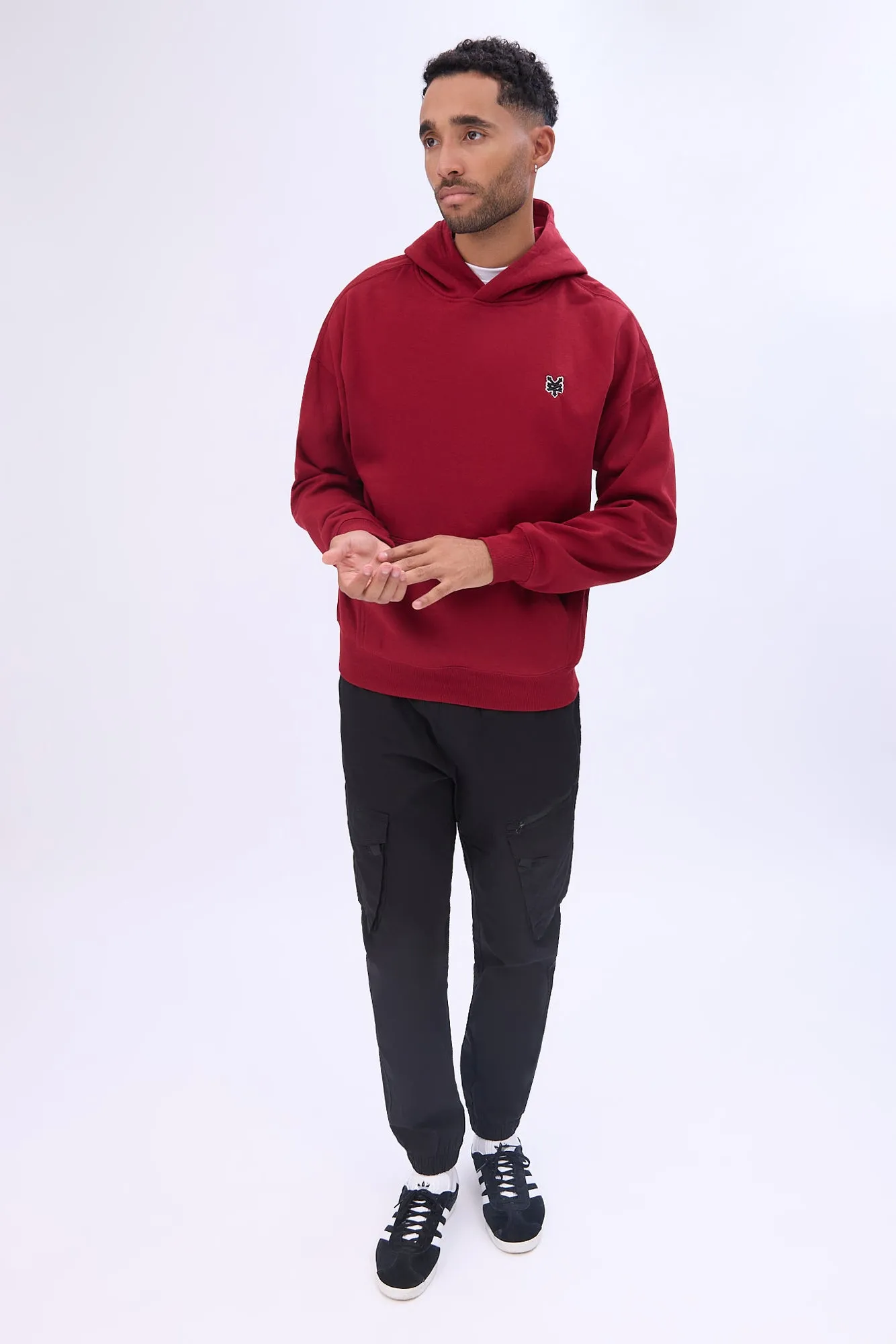 Zoo York Mens Embroidered Logo Hoodie