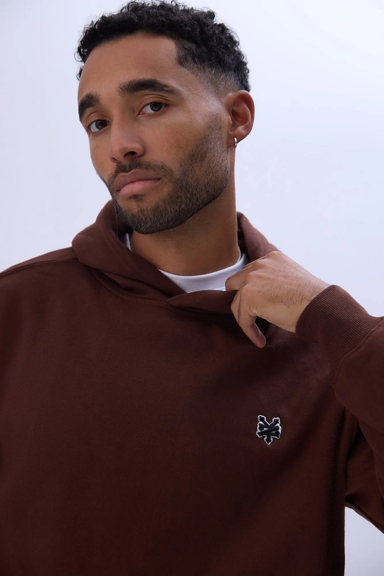Zoo York Mens Embroidered Logo Hoodie