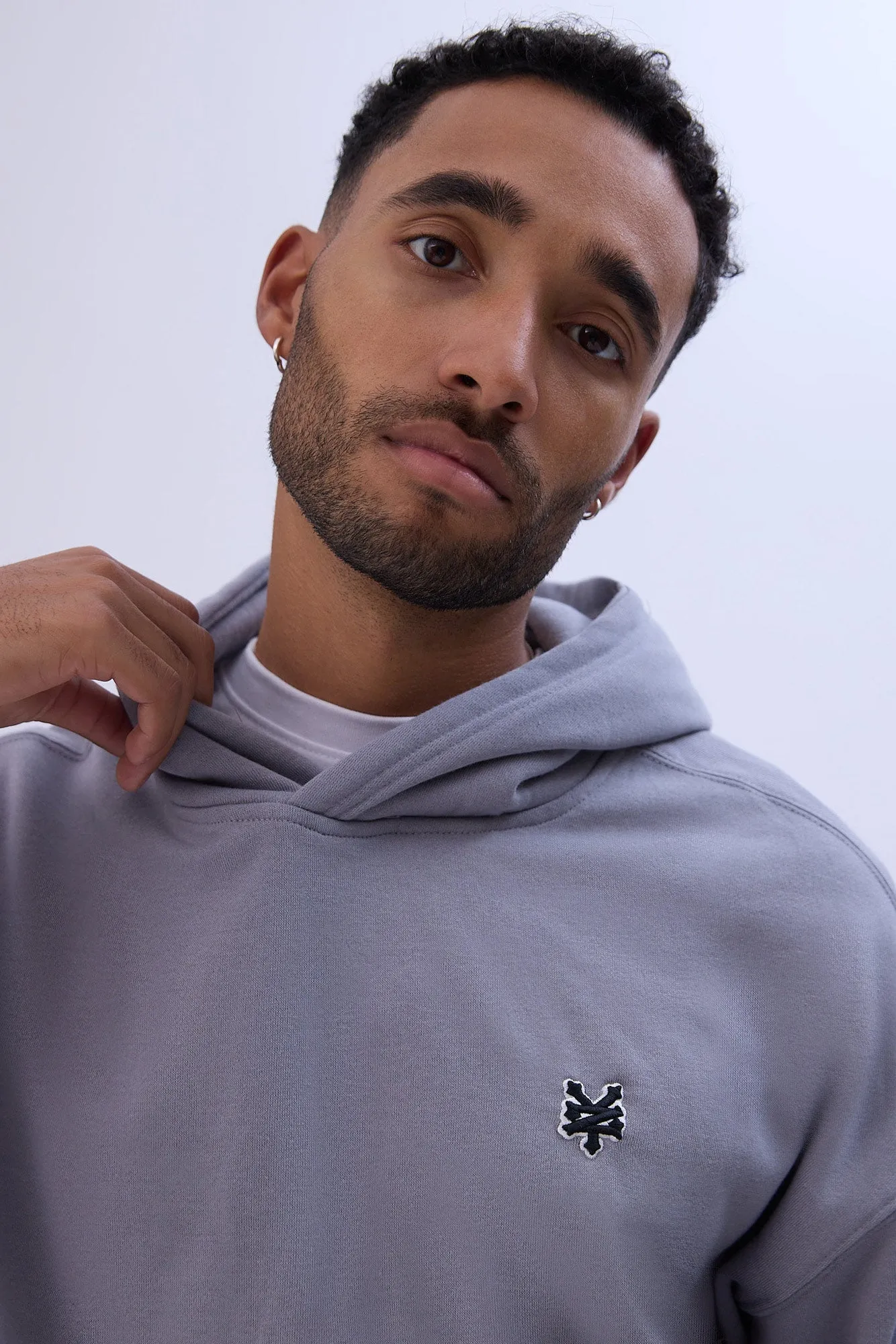 Zoo York Mens Embroidered Logo Hoodie