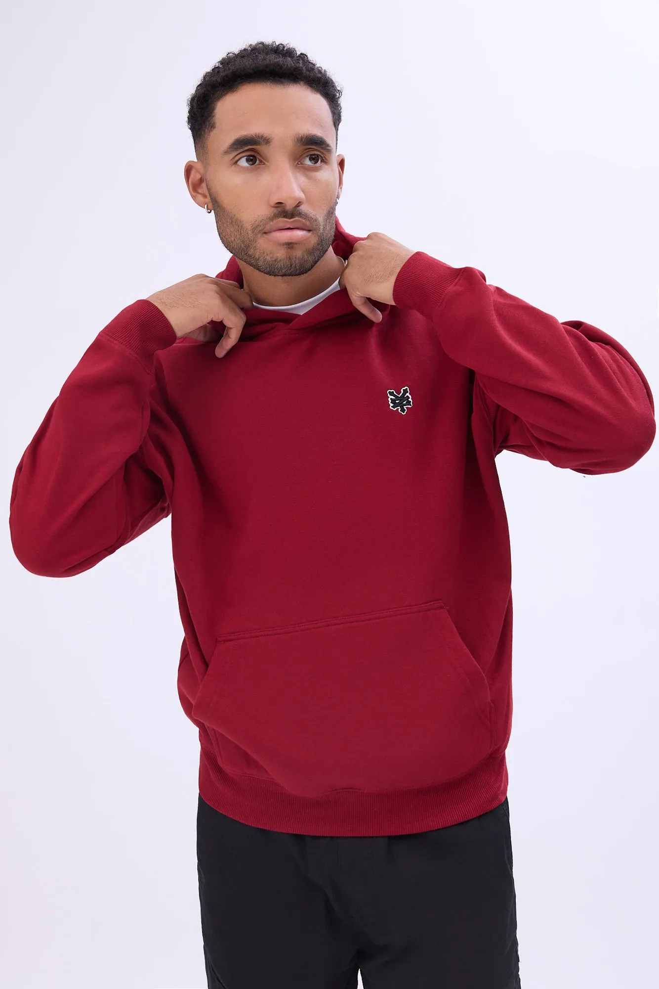 Zoo York Mens Embroidered Logo Hoodie