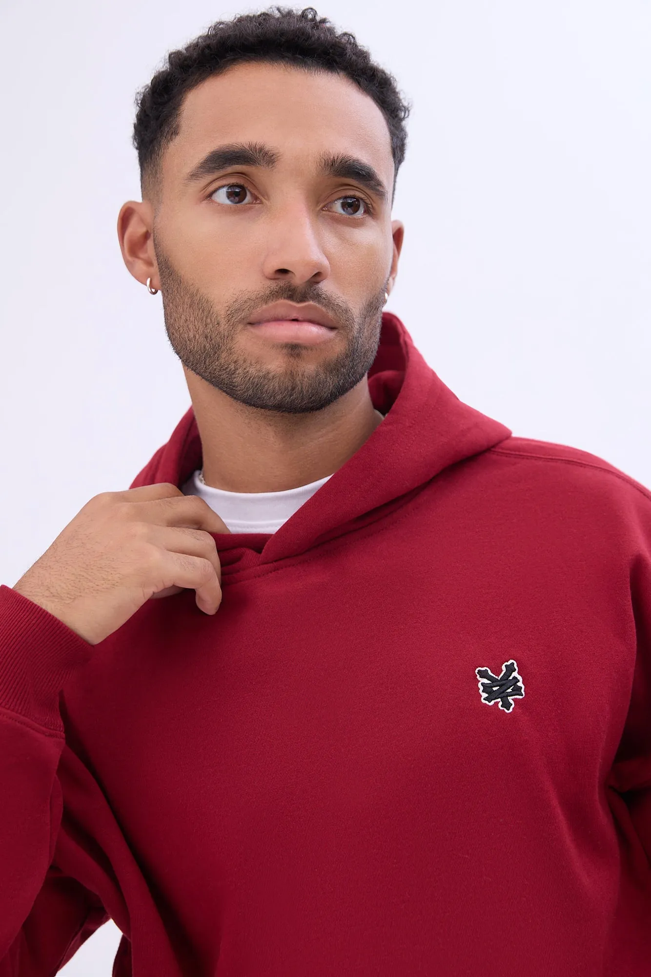 Zoo York Mens Embroidered Logo Hoodie