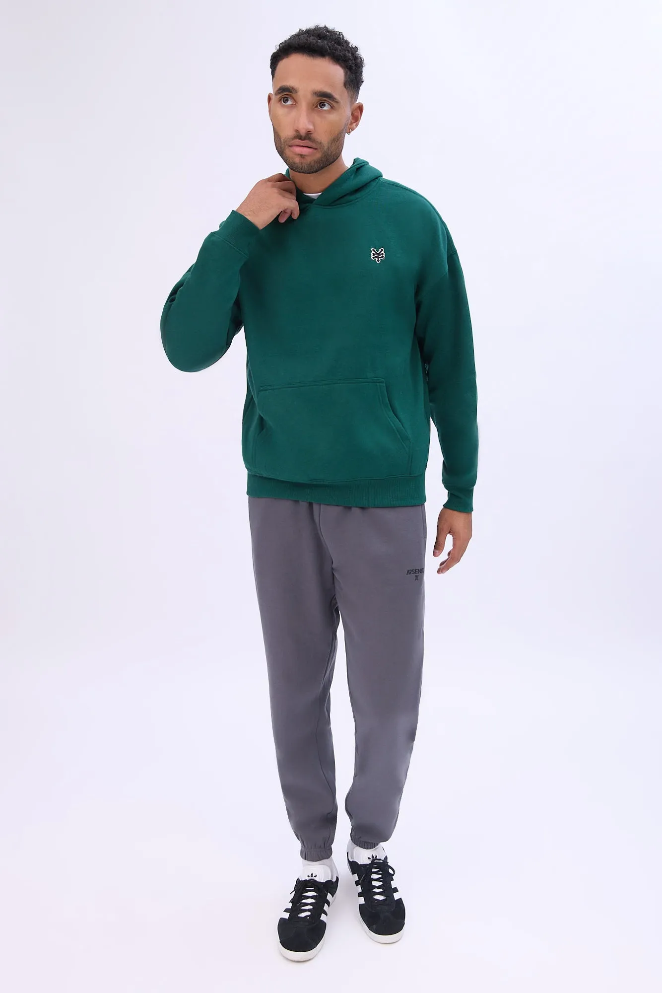 Zoo York Mens Embroidered Logo Hoodie