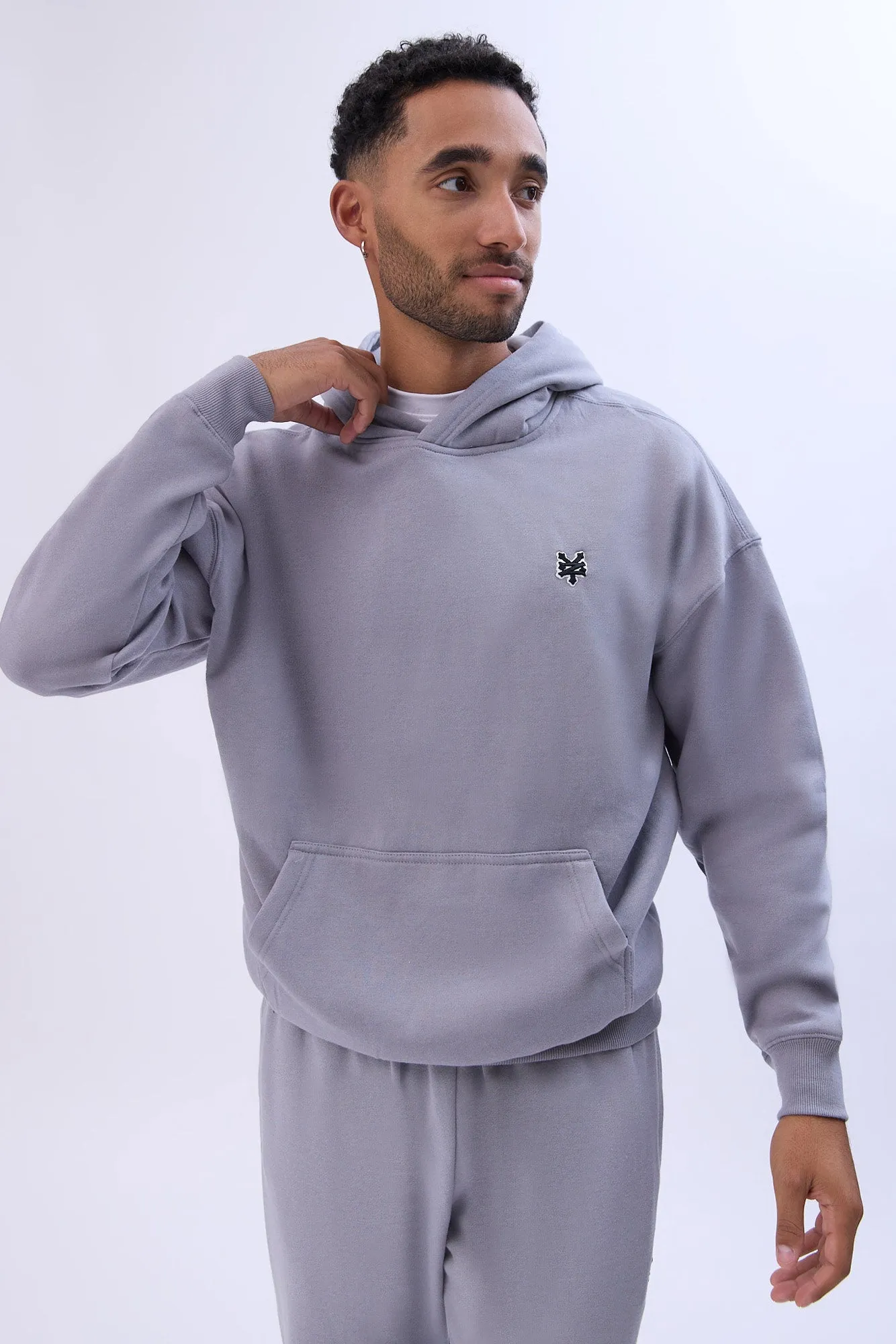 Zoo York Mens Embroidered Logo Hoodie