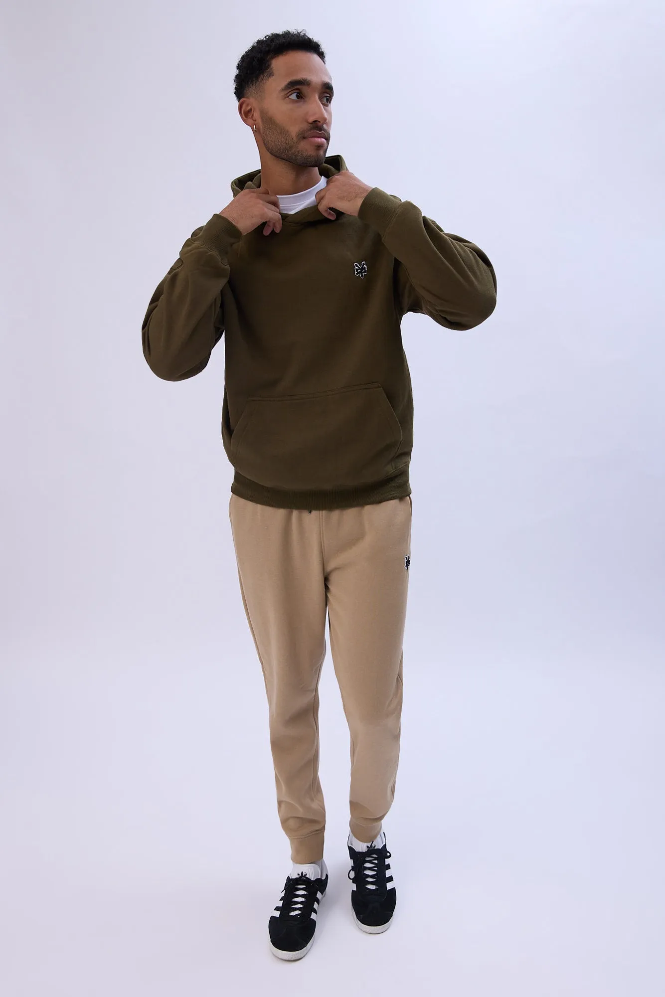 Zoo York Mens Embroidered Logo Hoodie