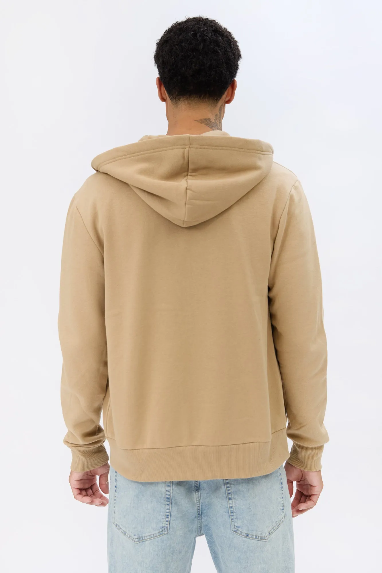 Zoo York Mens Embroidered Logo Zip-Up Hoodie
