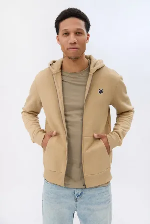 Zoo York Mens Embroidered Logo Zip-Up Hoodie
