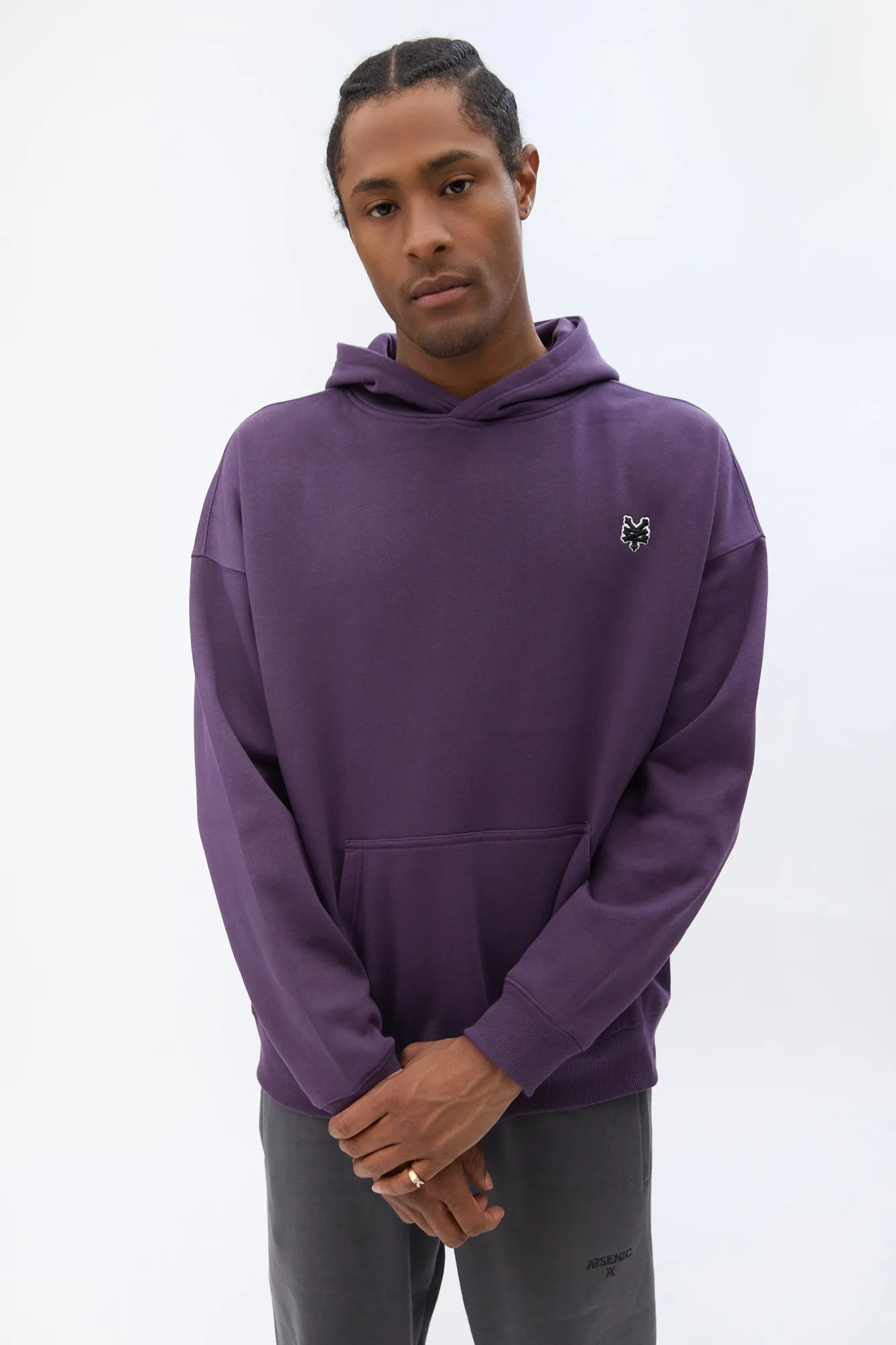 Zoo York Mens Solid Popover Hoodie