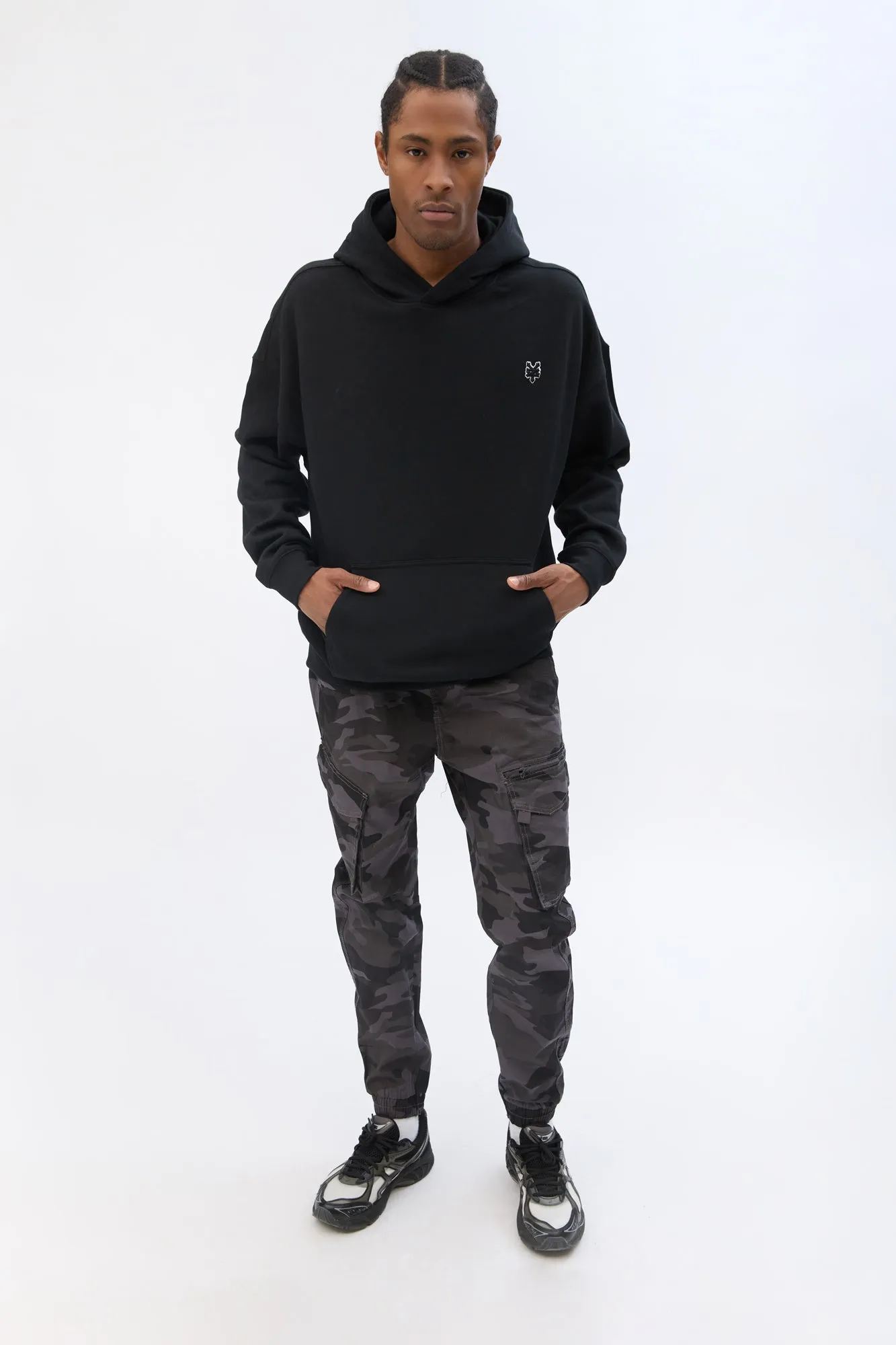 Zoo York Mens Solid Popover Hoodie