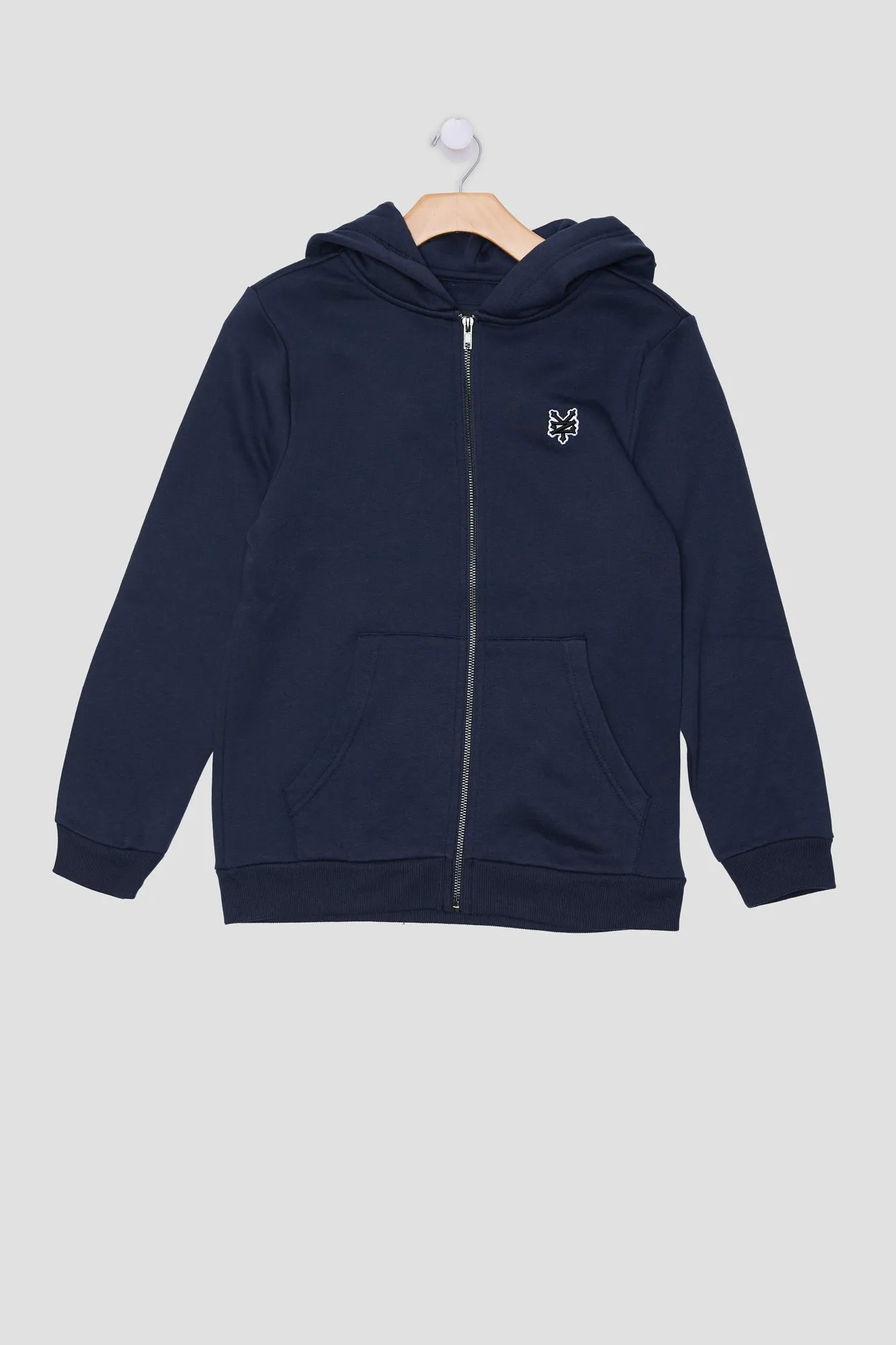 Zoo York Youth Embroidered Logo Zip-Up Hoodie