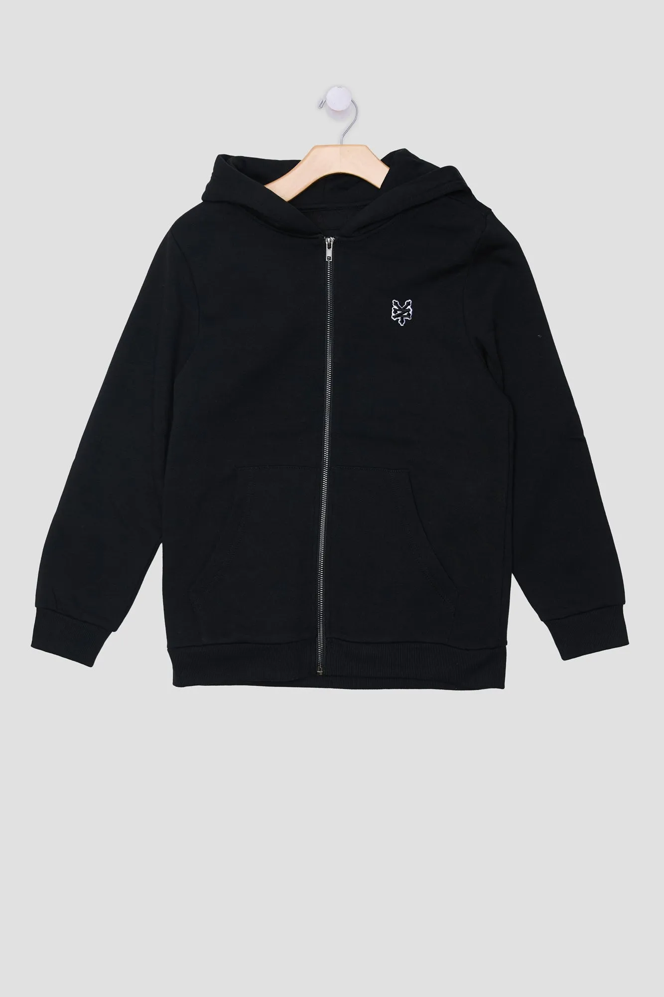 Zoo York Youth Embroidered Logo Zip-Up Hoodie